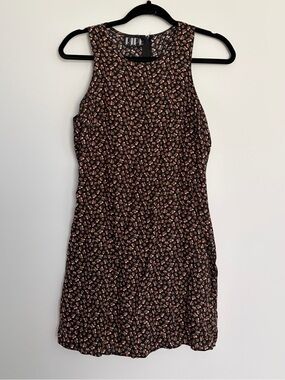 Vintage 90s RIP Clothing Ditsy Floral Mini Dress Fairy Grunge Cottagecore Small